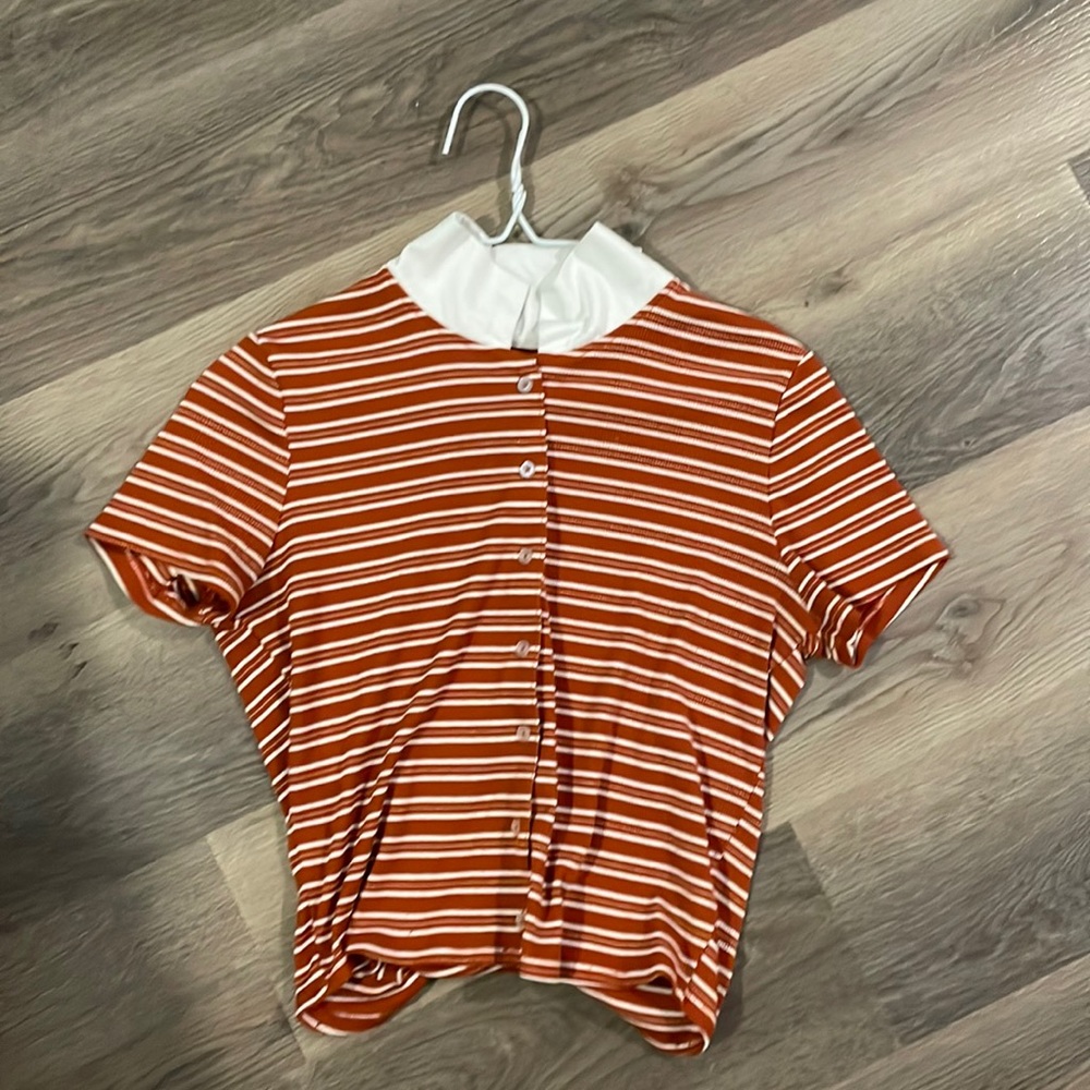 Striped crop top